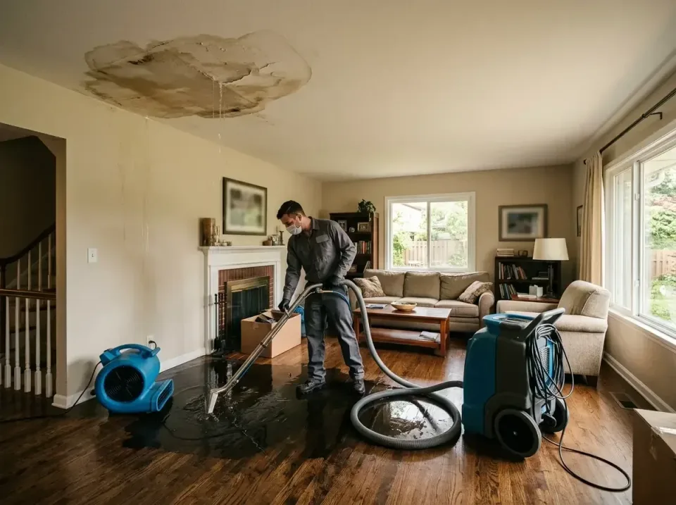 attic-pipe-burst-ceiling-drip-008 — frequently asked questions, Water Damage Restoration & Carpet Care in Berlin, WI